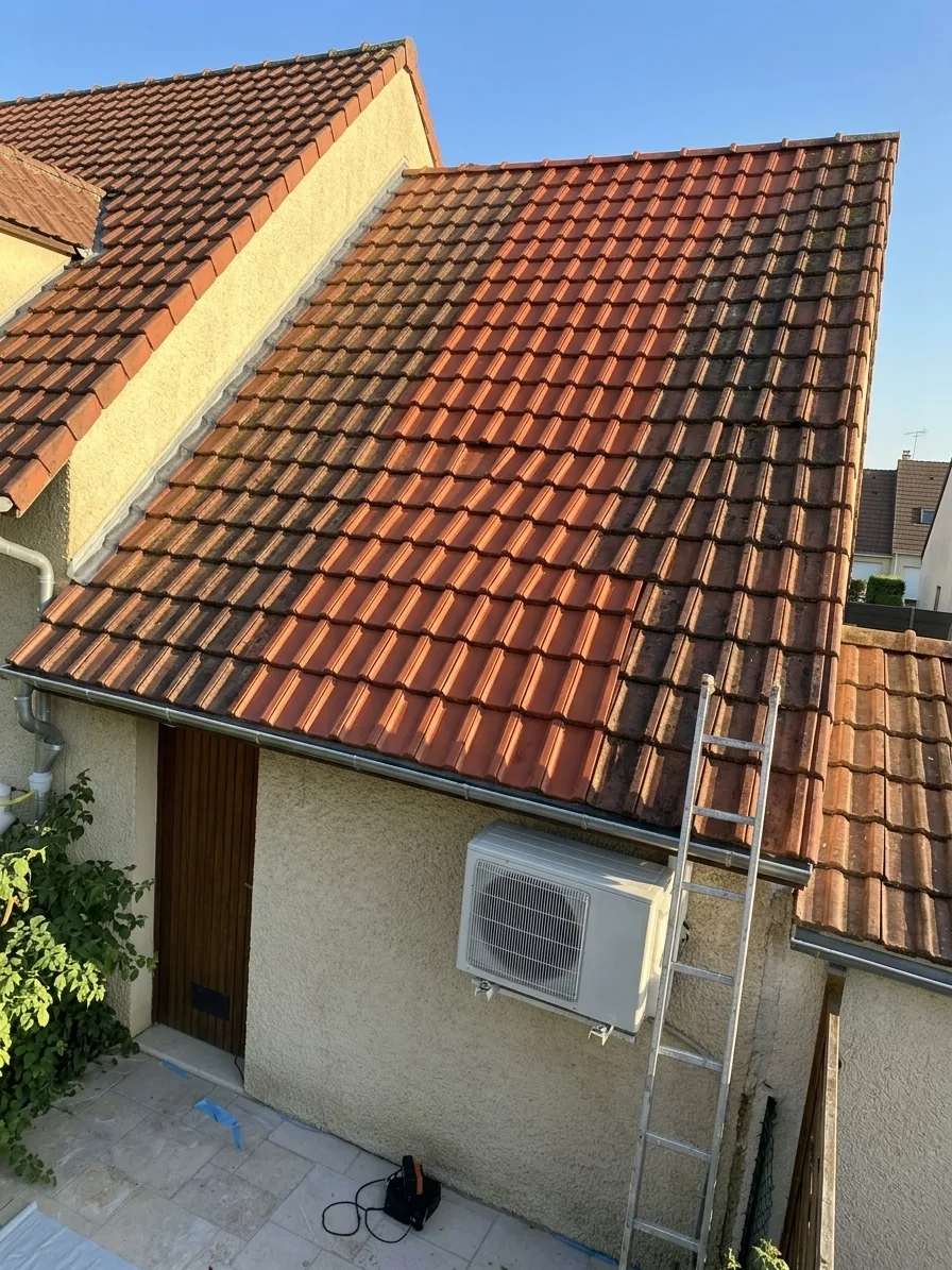 Nettoyage de toiture à Moissy-Cramayel
